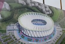 В Шымкенте начали строительство нового огромного стадиона В Шымкенте начали строительство нового стадиона