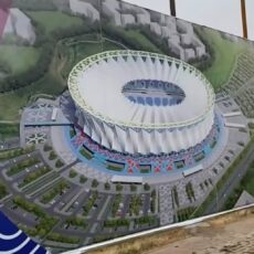 В Шымкенте начали строительство нового огромного стадиона В Шымкенте начали строительство нового стадиона