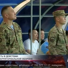 В Шымкенте проходят масштабные учебные сборы по линии теробороны Учебные сборы по линии теробороны