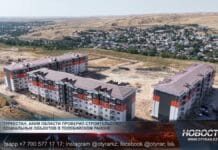 Аким области проверил строительство соцобъектов в Толебийском районе Жилье в Толебийском районе