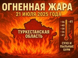 Жара в Туркестанской области