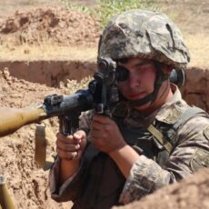 На полигоне «Дарбаза» начались боевые стрельбы Боевые стрельбы на полигоне «Дарбаза»