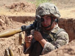 Боевые стрельбы на полигоне «Дарбаза»