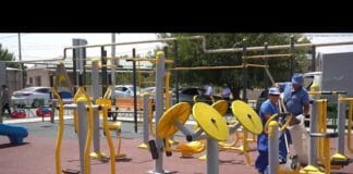 В Енбекшинском районе исполнили давнюю мечту детей и родителей Детская площадка