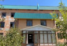 Акимат Абайского района Шымкента переехал в другое здание Временное здание акимата Абайского района