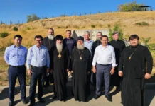 В Шымкенте почтили память репрессированных на месте будущего храма В Шымкенте почтили память репрессированных на месте будущего храма