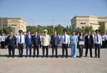 Жителям Шымкента вручили награды ко Дню Конституции