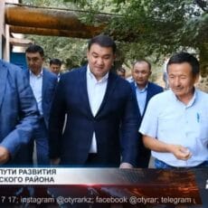 Пути развития Сарыагашского района Нуралхан Кушеров в Сарыагашском районе