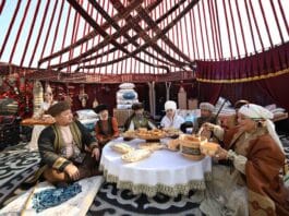 Юрта - казахстанский павильон