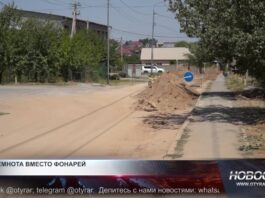 Ремонт улицы Маусым в мкр Мирас