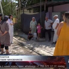 Жители в мкр Мирас устали от бездорожья на своей улице