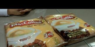 В Шымкенте обнаружили крупную партию поддельного MacCoffee Поддельный MacCoffe