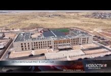 В Сарыагаше завершается строительство новой школы на 900 мест Строительство школы в Сарыагаше
