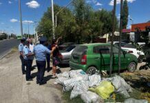 В Шымкенте привлекли к ответственности нарушителей тишины и чистоты Складирование мусора