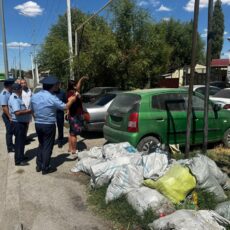 В Шымкенте привлекли к ответственности нарушителей тишины и чистоты Складирование мусора