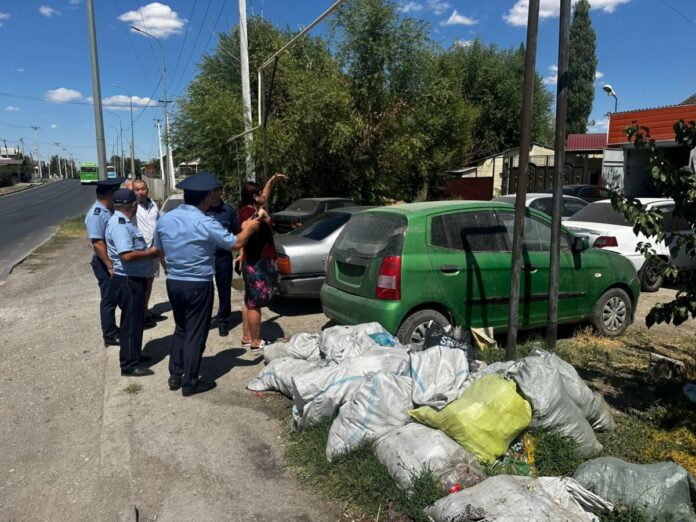 Нарушители чистоты Складирование мусора