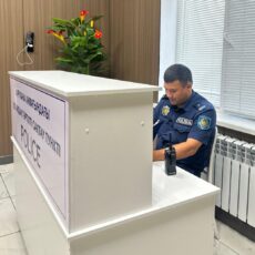 В медицинских организациях Шымкента открылись полицейские посты Полицейский пункт в медучреждении