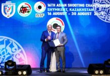 Более 800 спортсменов из 27 стран участвуют в чемпионате Азии в Шымкенте В Шымкенте дан старт XVI чемпионату Азии по пулевой и стендовой стрельбе
