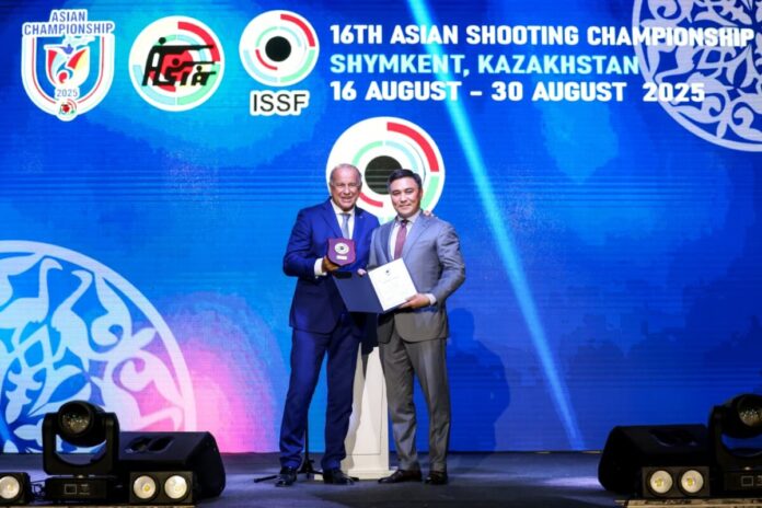 В Шымкенте дан старт XVI чемпионату Азии по пулевой и стендовой стрельбе