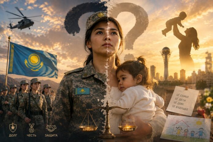 Выбор женщины между армией и семьей Женщина и армия