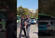 Полицейские Шымкента усилили контроль за правопорядком в местах массового скопления людей