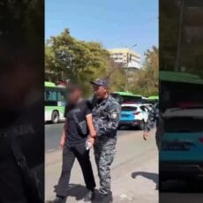 Полицейские Шымкента усилили контроль за правопорядком в местах массового скопления людей