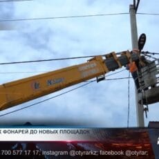 Абайский район полностью осветят и заасфальтируют к концу года