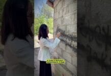 Совместная акция полиции и волонтёров против наркорекламы в Шымкенте