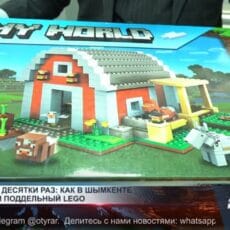 В Шымкенте выявили партию поддельного LEGO Поддельный конструктор LEGO