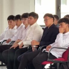 Полицейские Шымкента провели профилактическое занятие для школьников