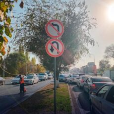 Изменена схема движения автотранспорта на проспекте Байдибек би Схема движения автотранспорта на проспекте Байдибек би