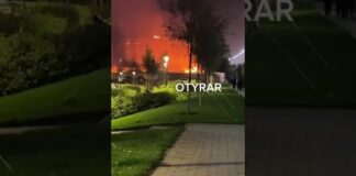 Из-за праздничных фейерверков в Шымкенте произошло крупное возгорание