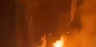 В Туркестане вспыхнул пожар на территории нефтебазы