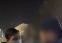 Полицейский пытался сбежать при задержании — видео появилось в сети