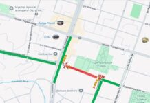 В Шымкенте временно закрыли участок дороги