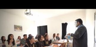 В Кентауском кампусе иностранные студенты изучают казахский язык