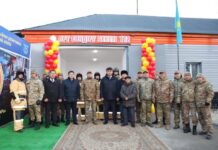 Пожарный пункт открылся в селе Ащысай в Туркестанской области