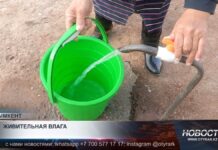 В ещё одном жилом массиве Шымкента провели питьевую воду