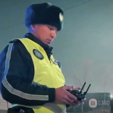 «Умные» дроны патрулируют ночной Шымкент