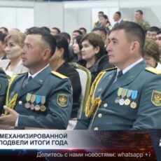 Военные механизированной бригады подвели итоги года