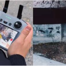 Полицейский дрон поймал закладчика на месте преступления в Шымкенте