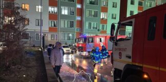 Электрощитовая загорелась в жилом доме в Шымкенте