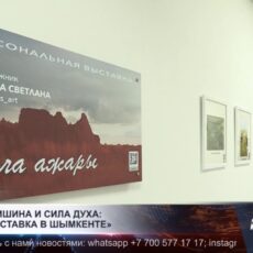 Степь, тишина и сила духа: новая выставка в Шымкенте