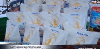 Обновлённый мукомольный завод начал работу в Туркестанской области
