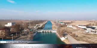 Впервые за 40 лет в Жетысае проводят очистку каналов