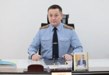 В Шымкенте назначили нового начальника Департамента полиции