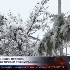 Коммунальщики Шымкента перешли на круглосуточный режим работы