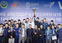 Юные борцы Туркестанской области стали лучшими на чемпионате Казахстана