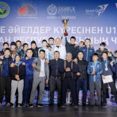 Юные борцы Туркестанской области стали лучшими на чемпионате Казахстана
