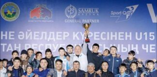 Юные борцы Туркестанской области стали лучшими на чемпионате Казахстана
